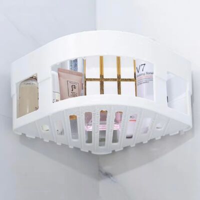 Estante Esquinero Organizador con Ventosa Bathlux